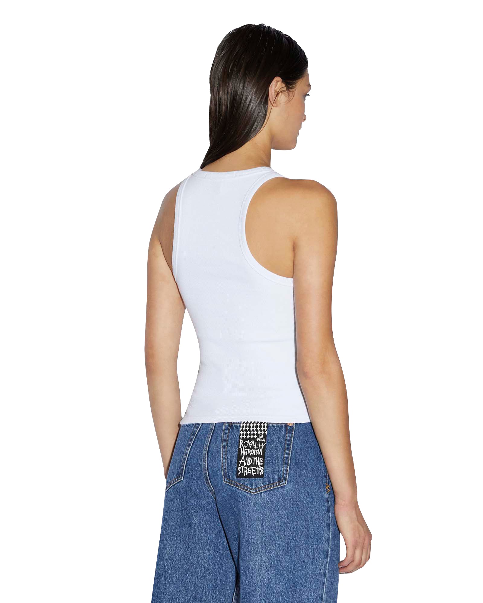 STACKED ORIGIN TANK WHITE