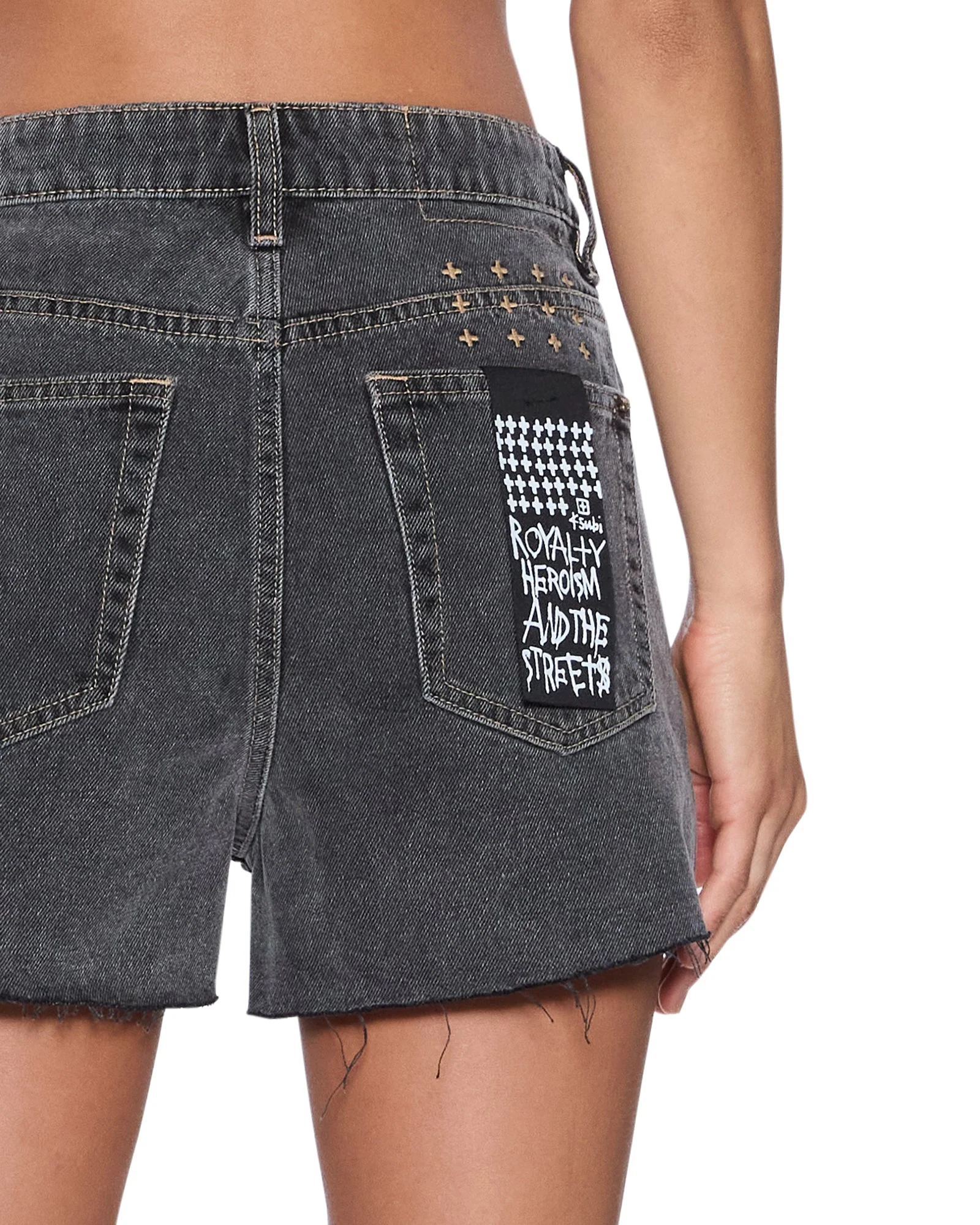 RISE N HI SHORTS CINDER SLICED