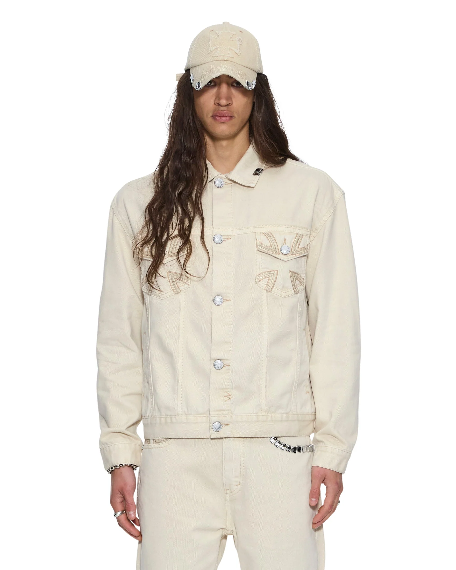 KSUBI X ALICE HOLLYWOOD OH G JACKET IVORY