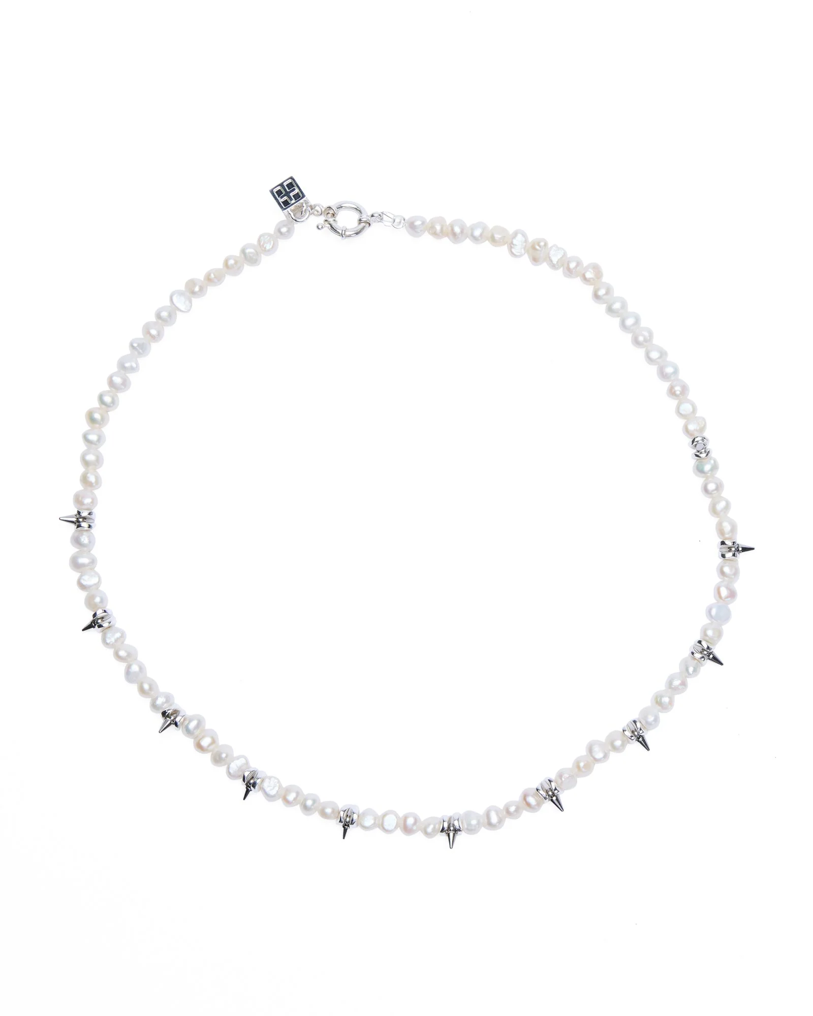 PEARL SPIKE NECKLACE