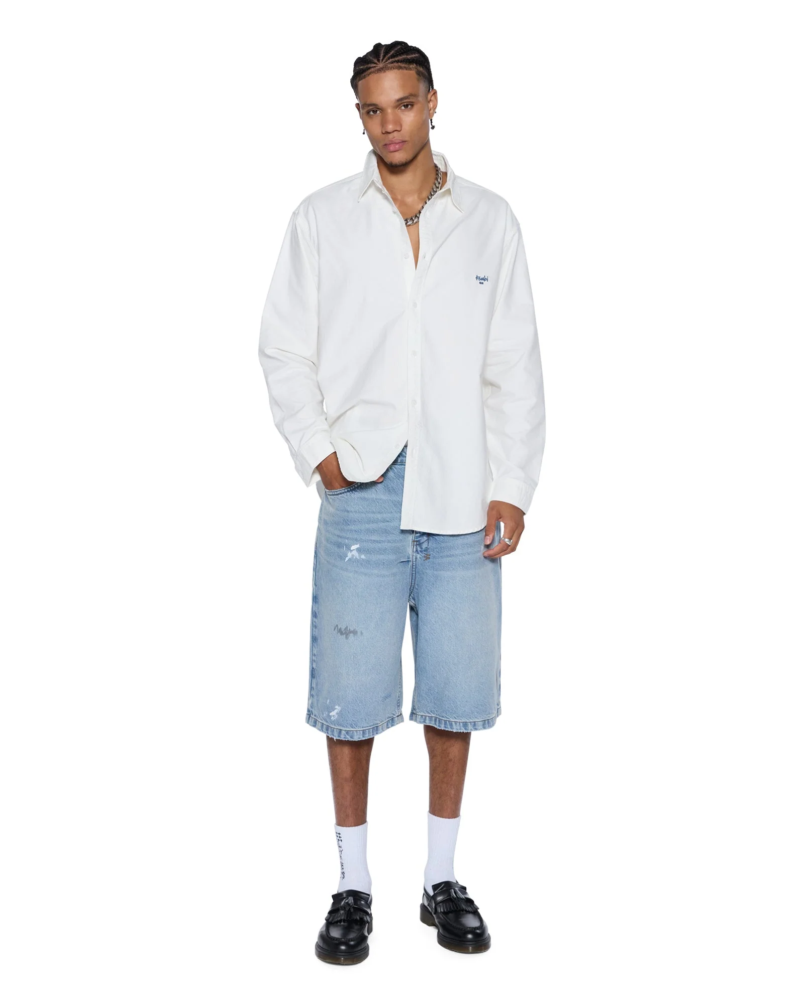 MAXX SHORT PAINTER BLUE