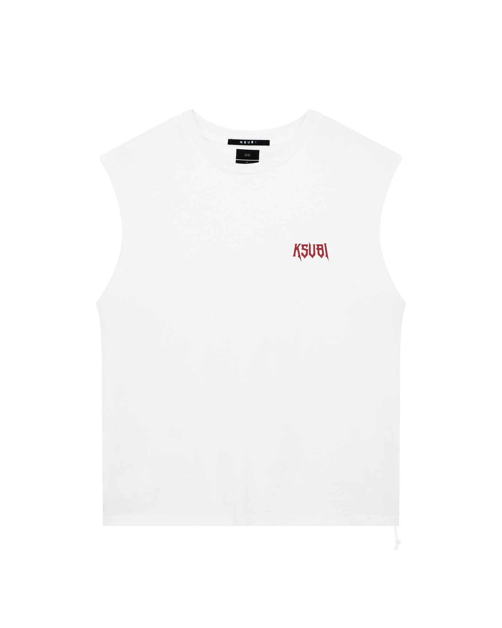 KINGDOM CUT OFF BIGGIE TEE WHITE