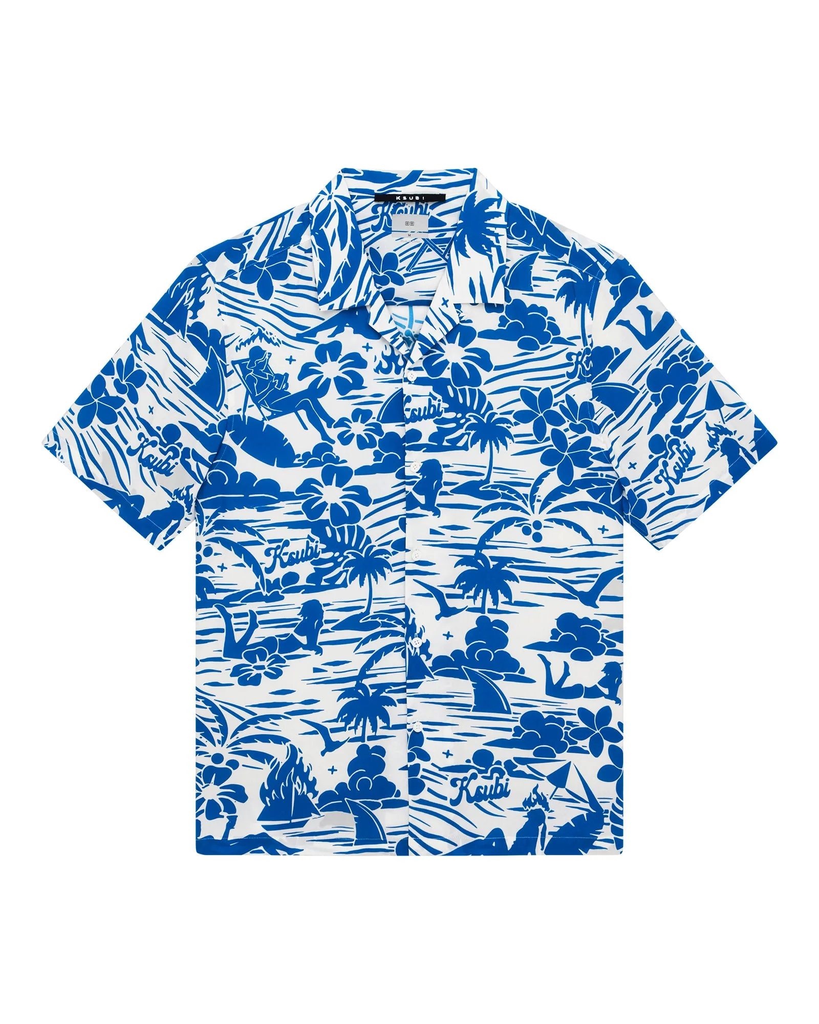 LAGOON SS RESORT SHIRT BLUE