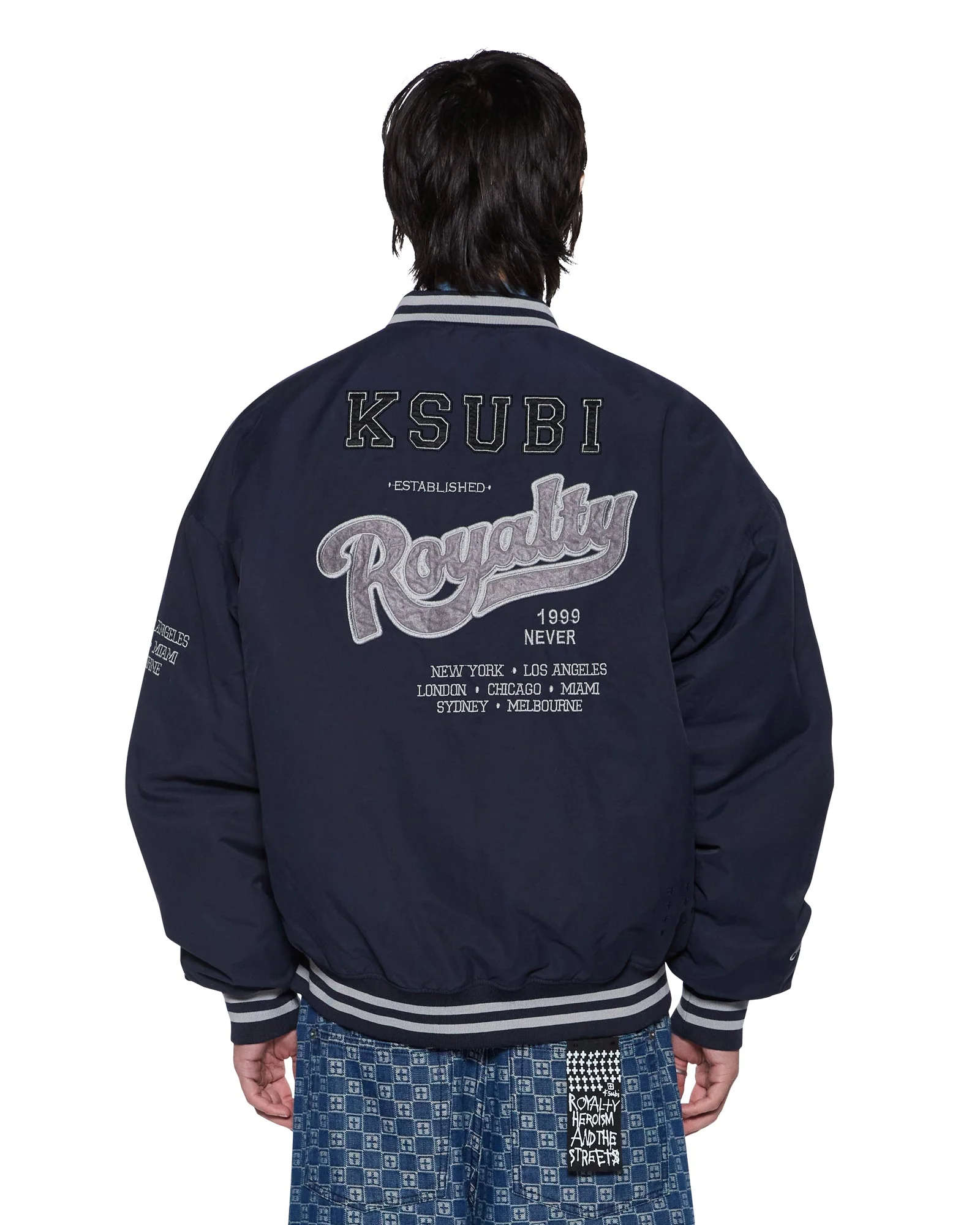 ROYALTY MA-1 BOMBER NAVY