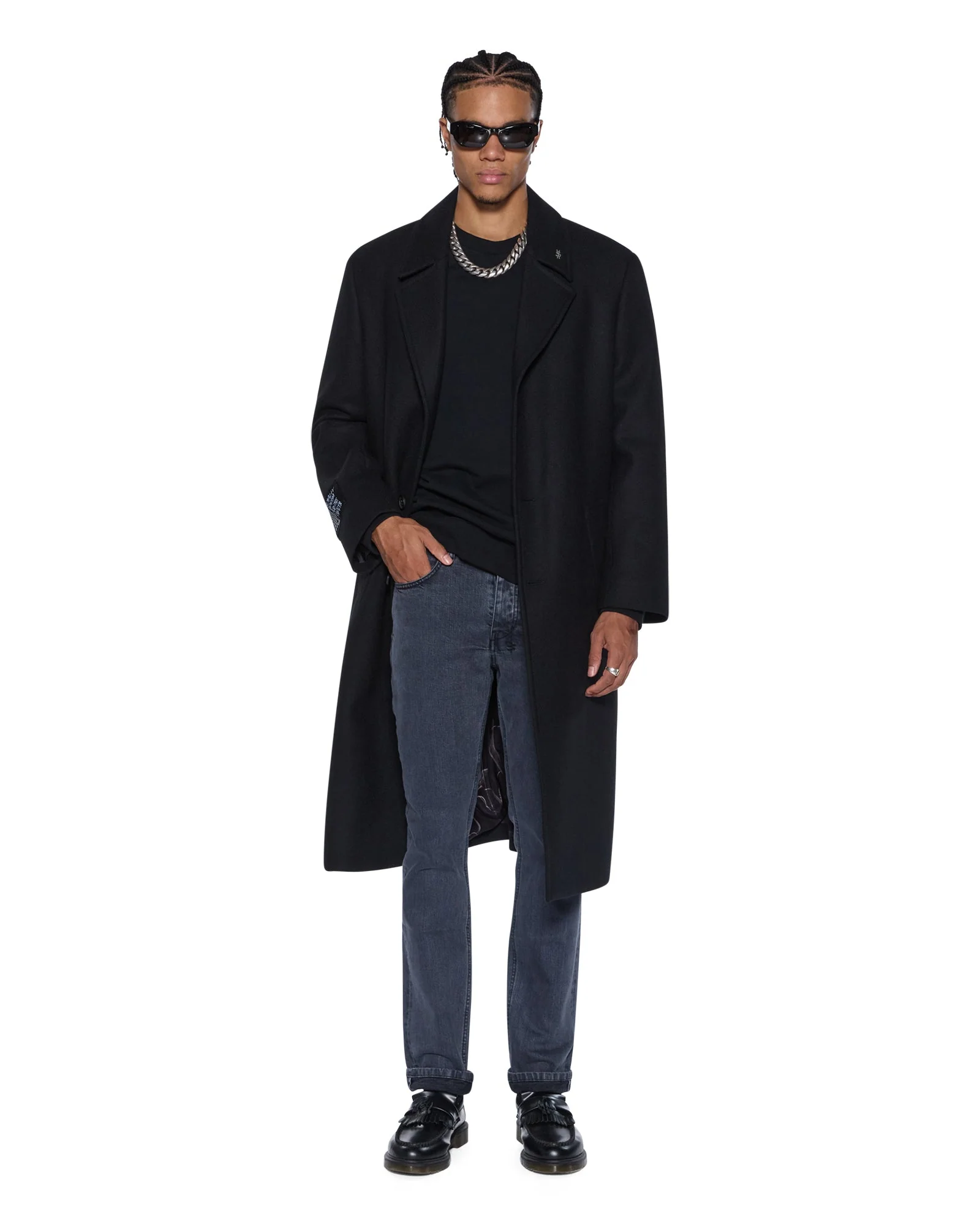 CHITCH SELVEDGE NY BLACK