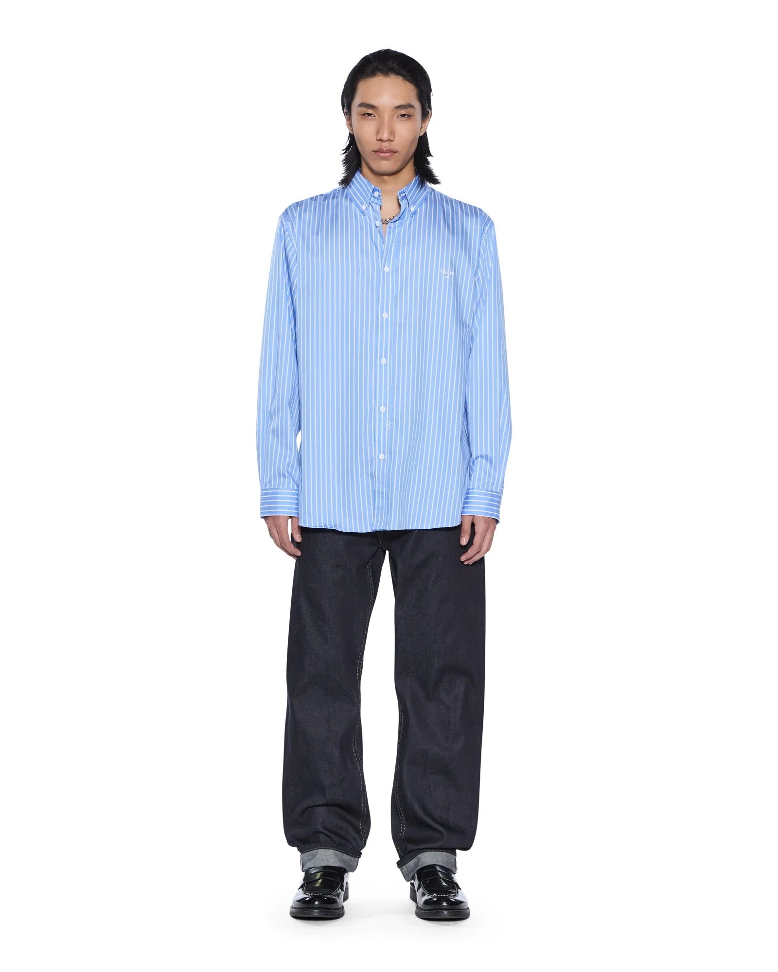 KADE LS SHIRT BLUE