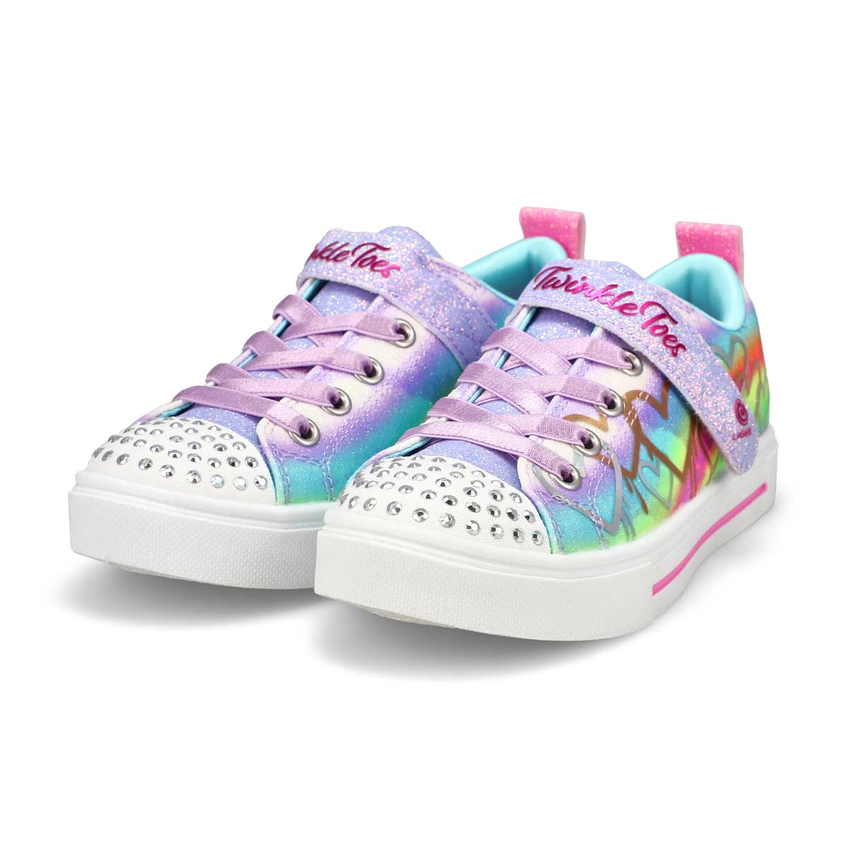 Skechers Twinkle Sparks - Ombre Love Girls