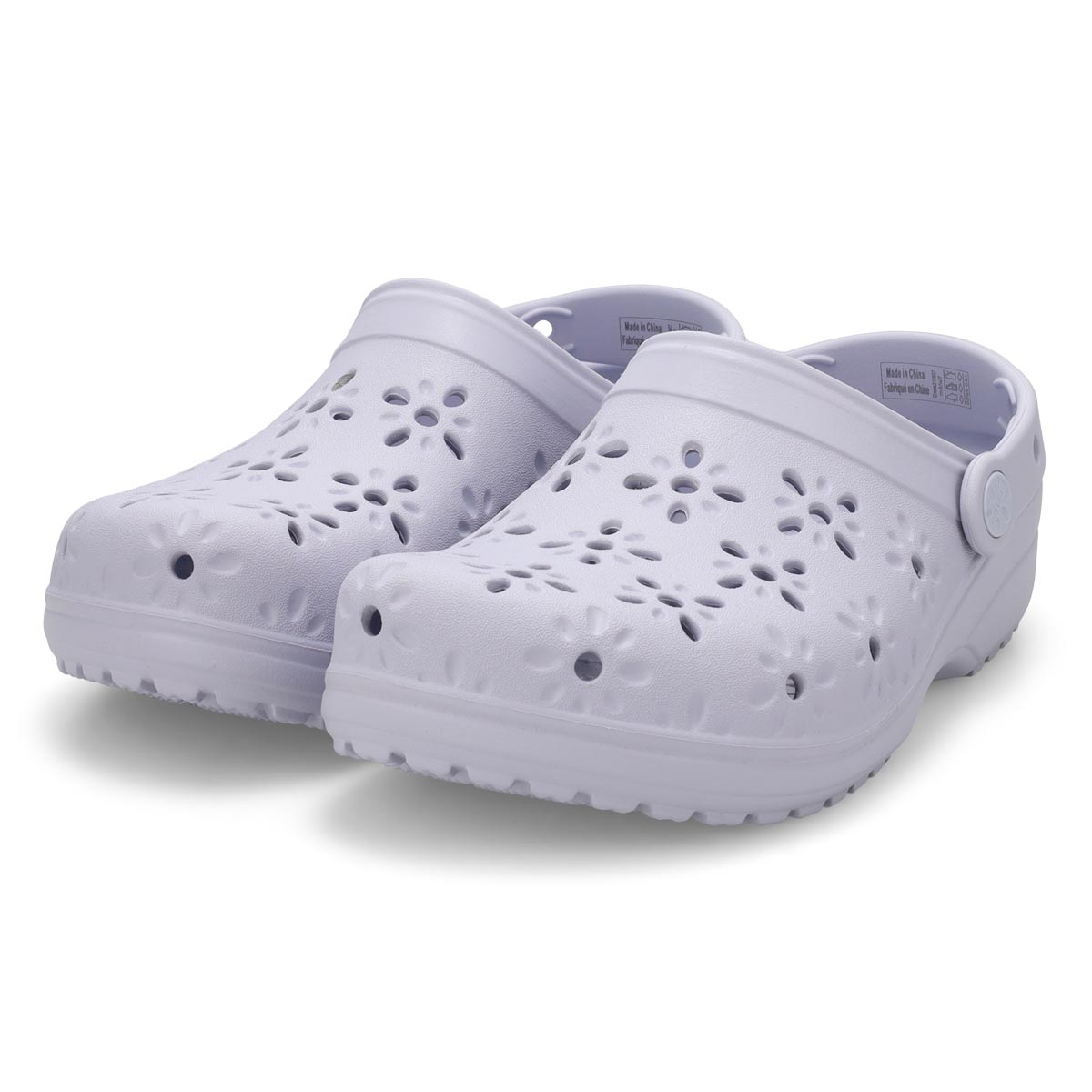 Crocs Classic Floral Cut Out Women
