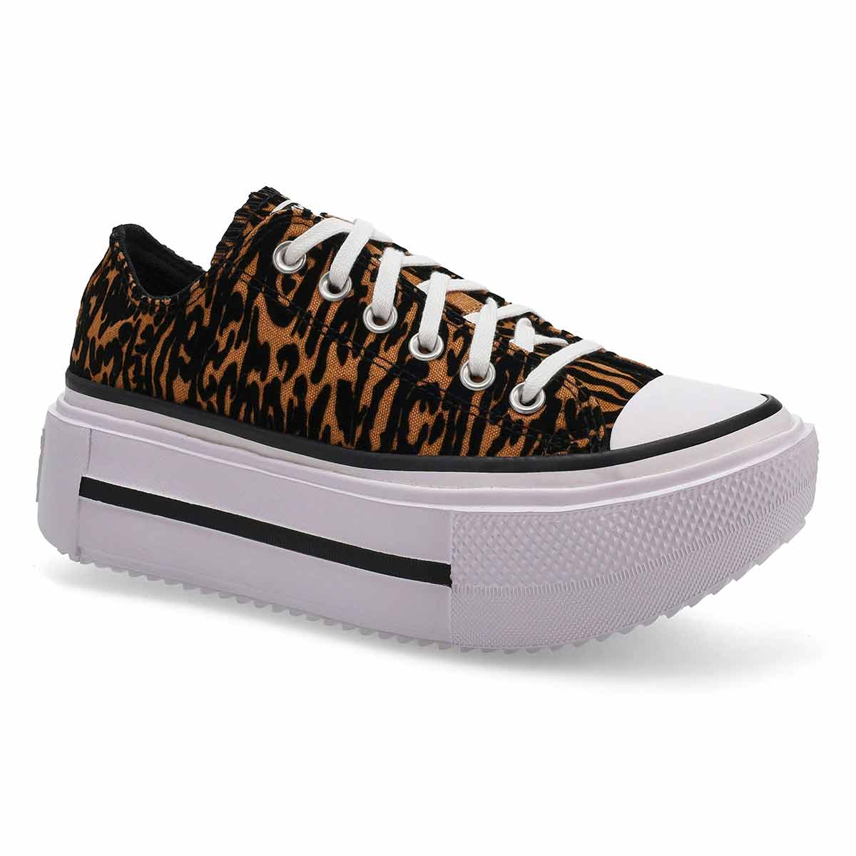 Converse Chuck Taylor All Star Leopard-Double Stack Ox Women