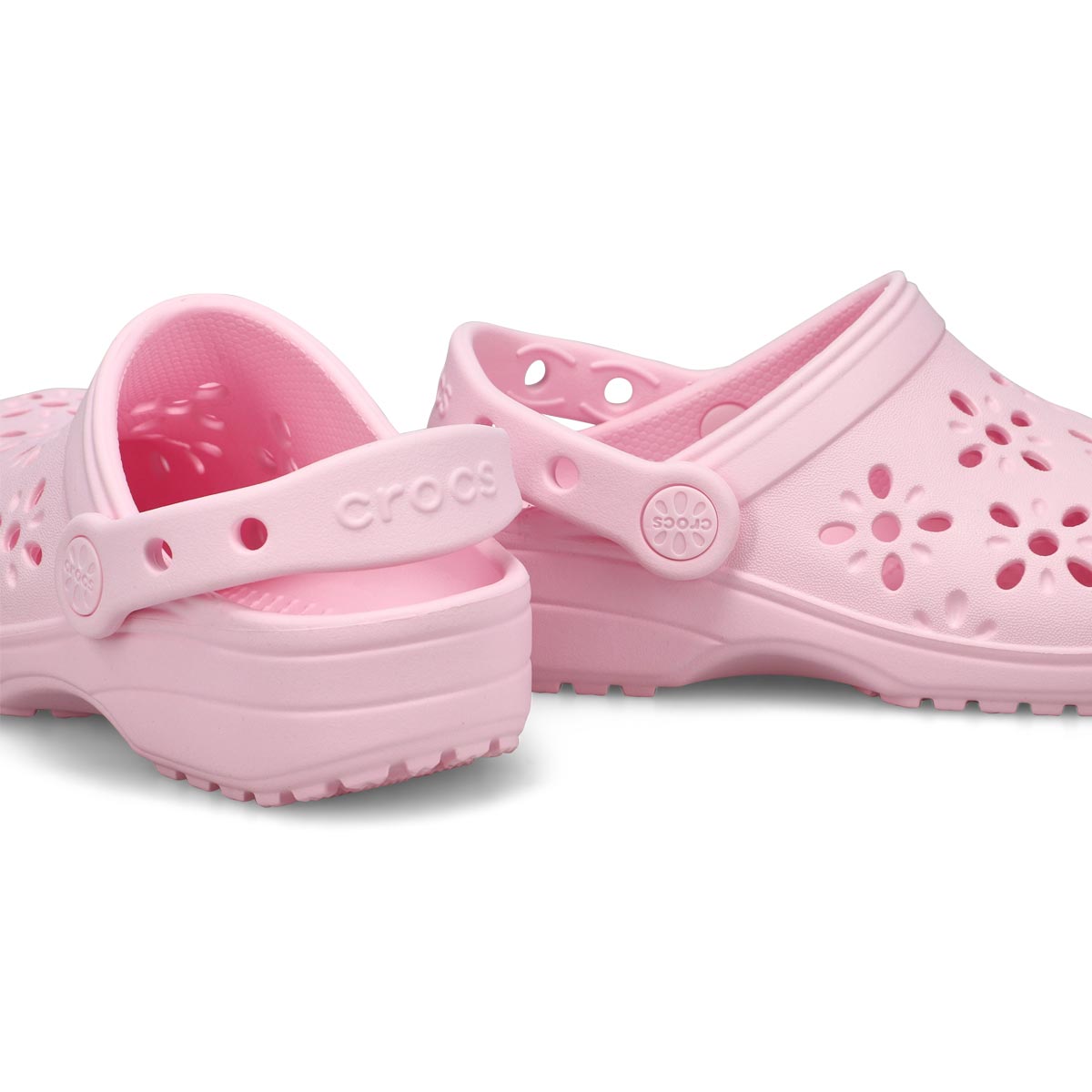 Crocs Classic Floral Cut Out Kids