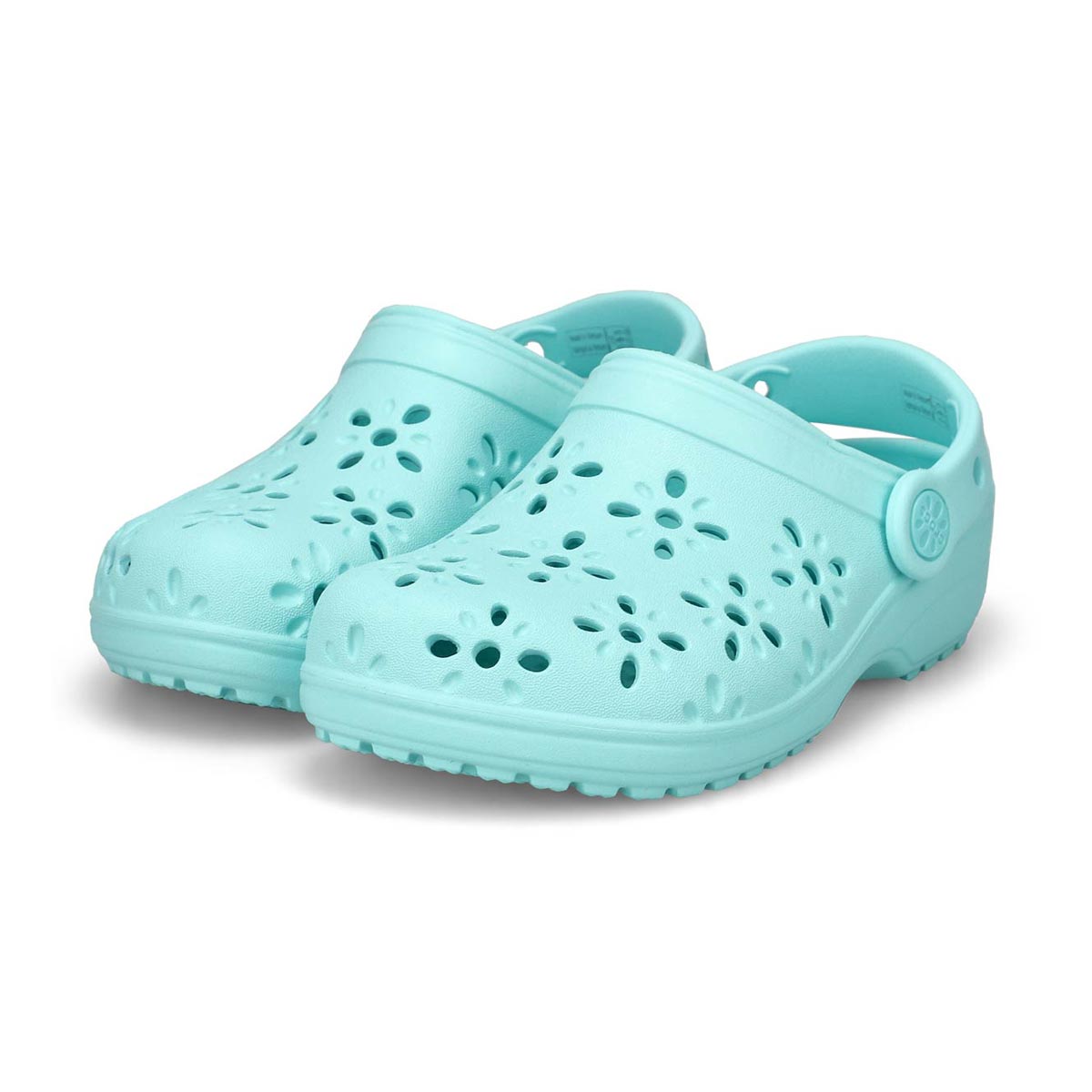 Crocs Classic Floral Cut Out Kids