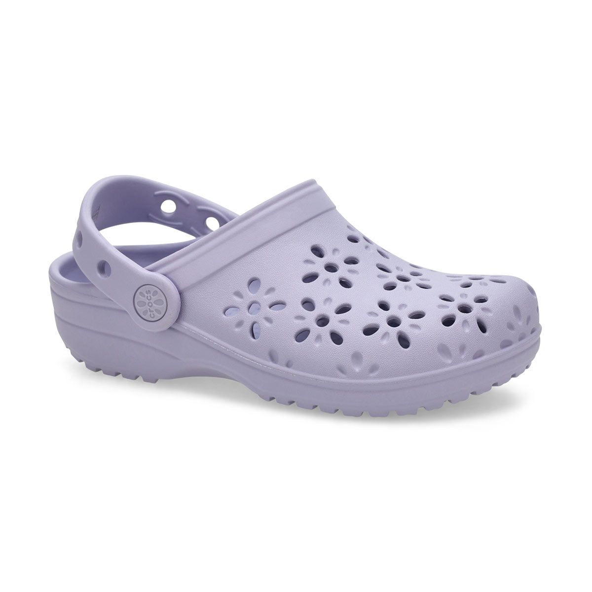 Crocs Classic Floral Cut Out Kids