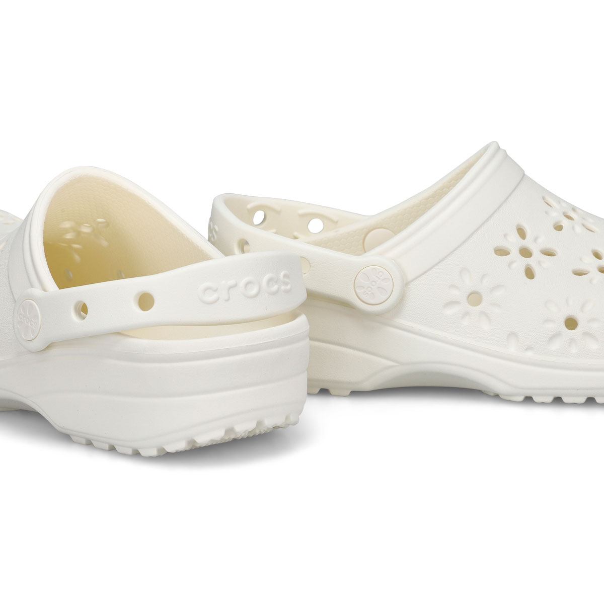 Crocs Classic Floral Cut Out Women