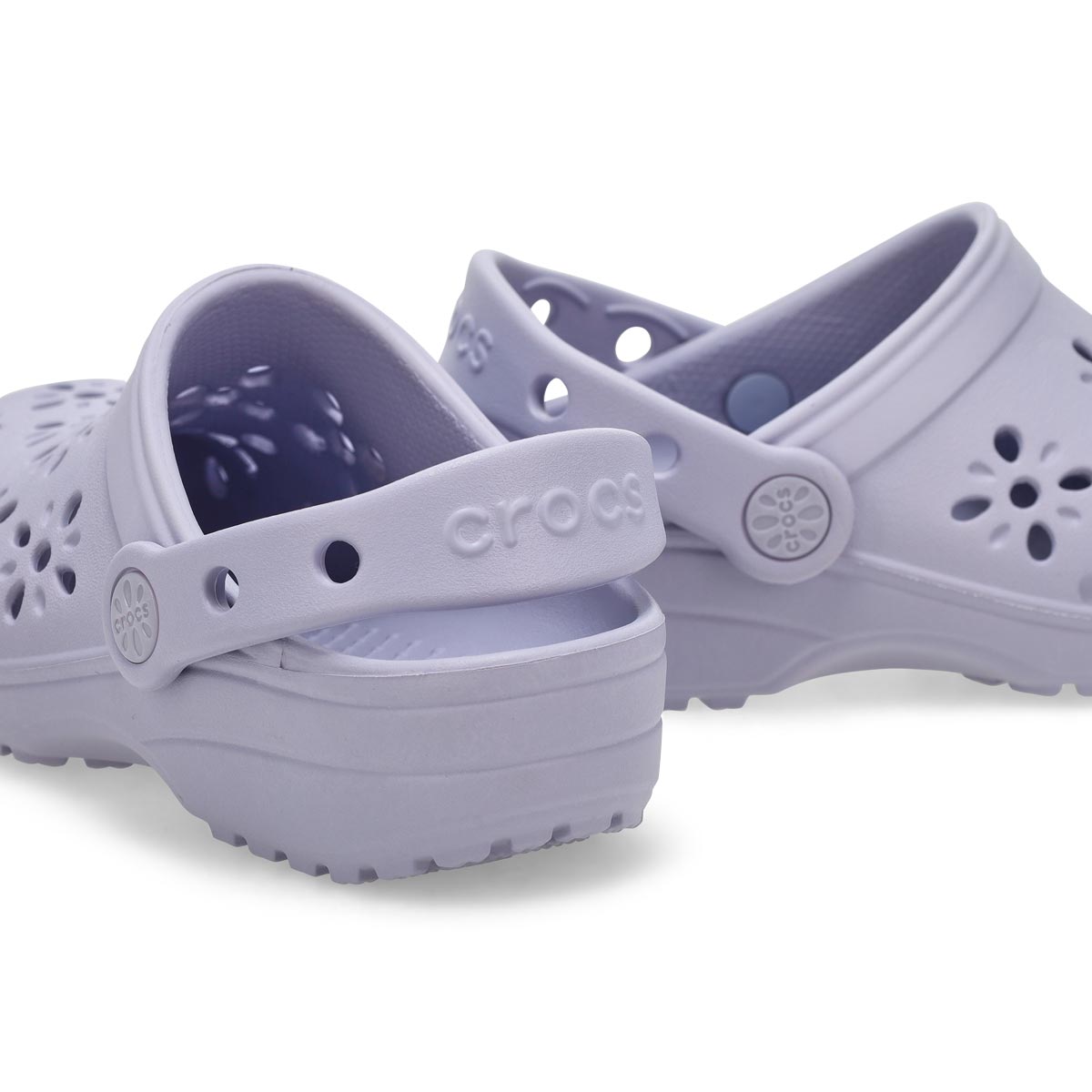 Crocs Classic Floral Cut Out Kids