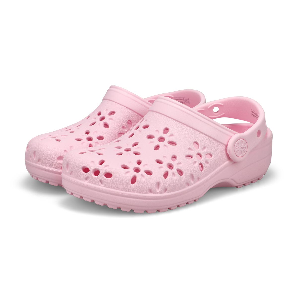 Crocs Classic Floral Cut Out Kids