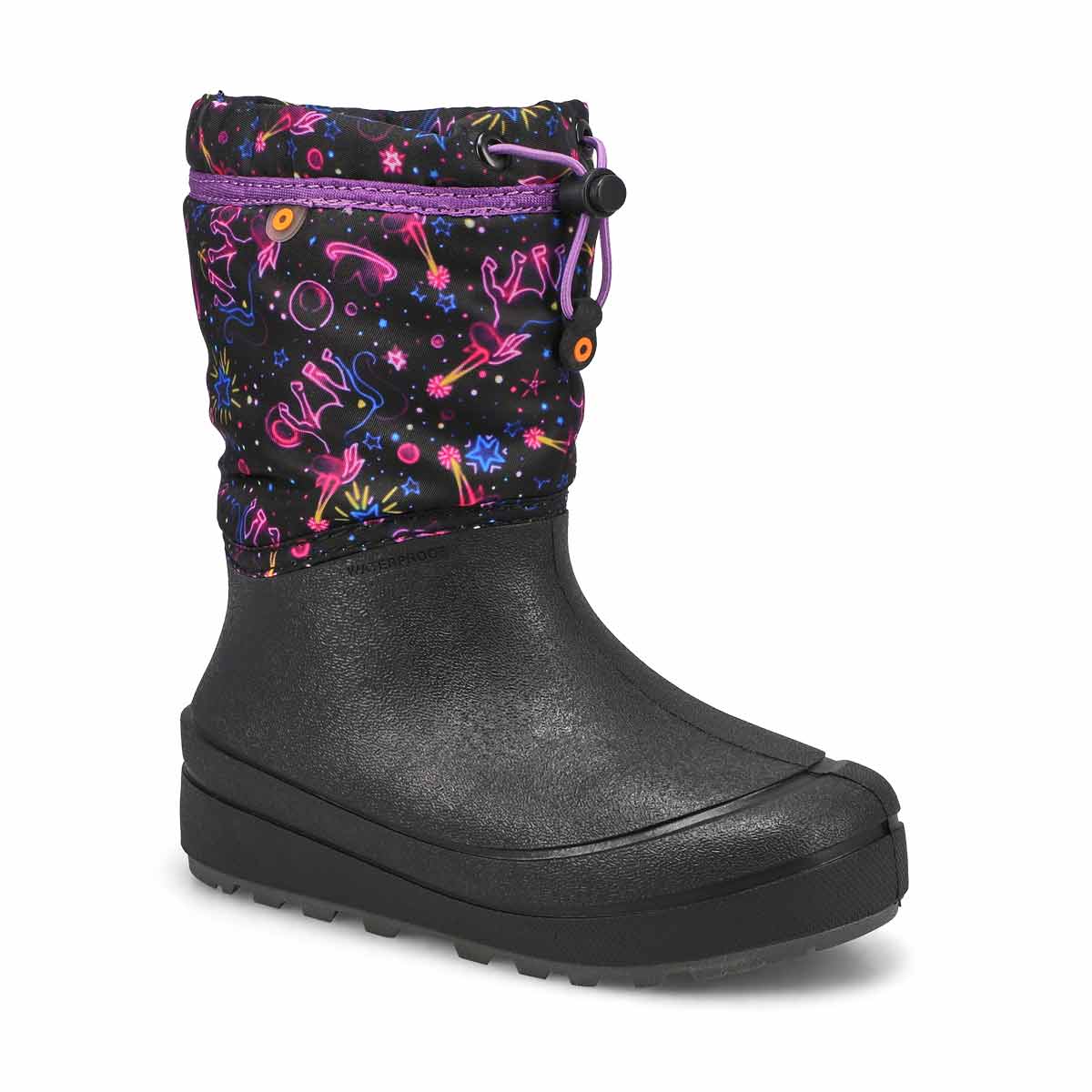Bogs Snow Shell Neon Unicorn Girls