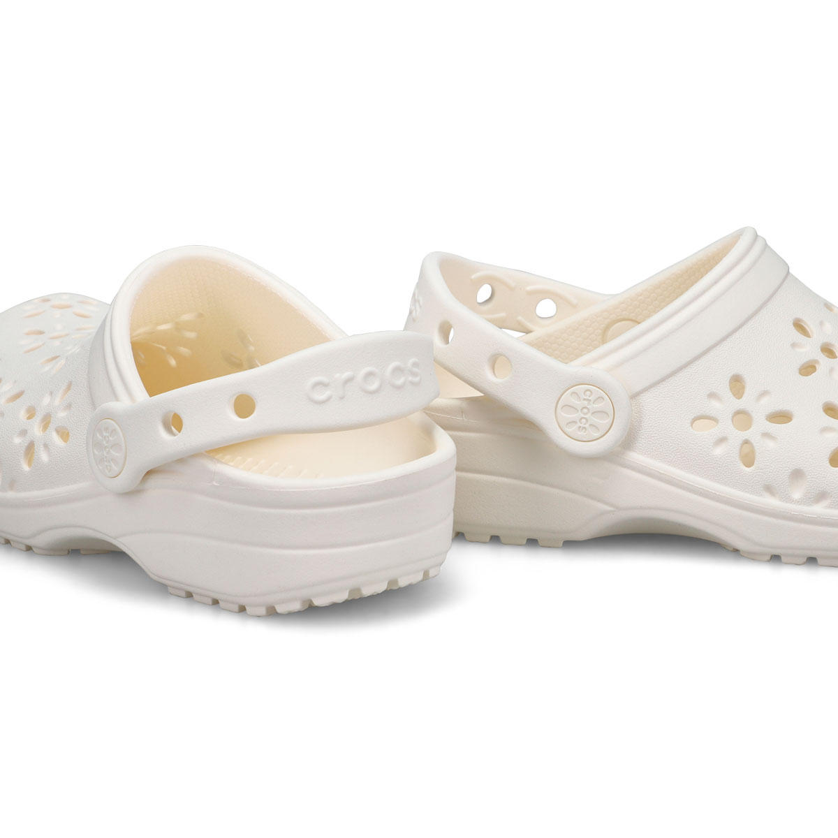 Crocs Classic Floral Cut Out Kids