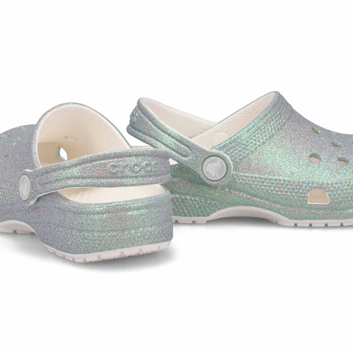 Crocs Classic Iridescent Glitter Kids