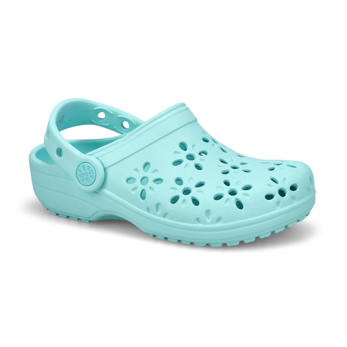 Crocs Classic Floral Cut Out Kids