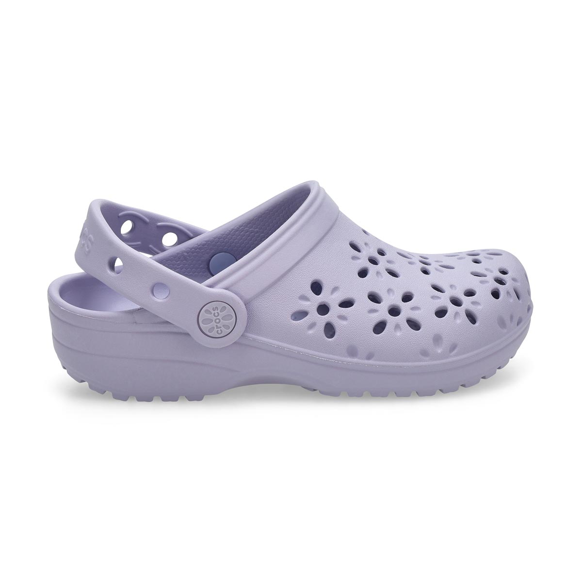 Crocs Classic Floral Cut Out Kids
