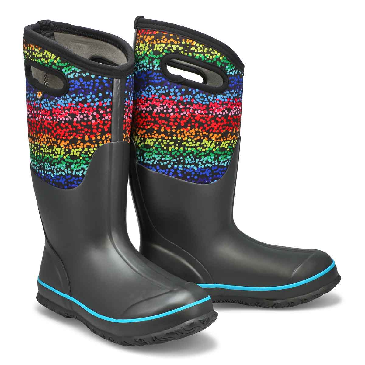 Bogs Classic Rainbow Dots Women