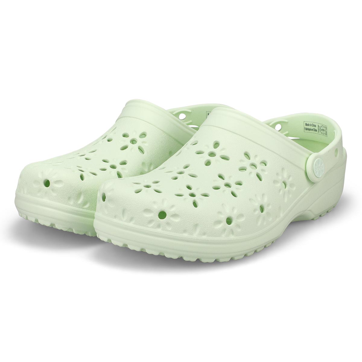 Crocs Classic Floral Cut Out Women