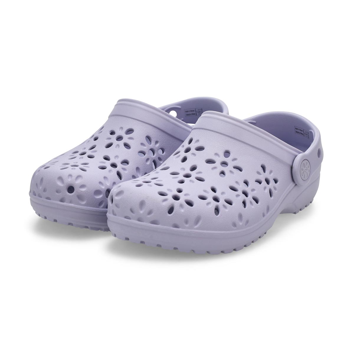 Crocs Classic Floral Cut Out Kids