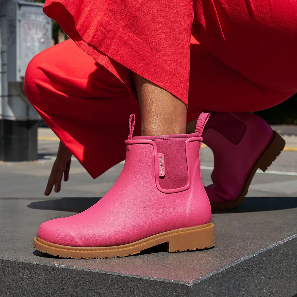 Bobbi Ankle Boot Fuchsia Pink