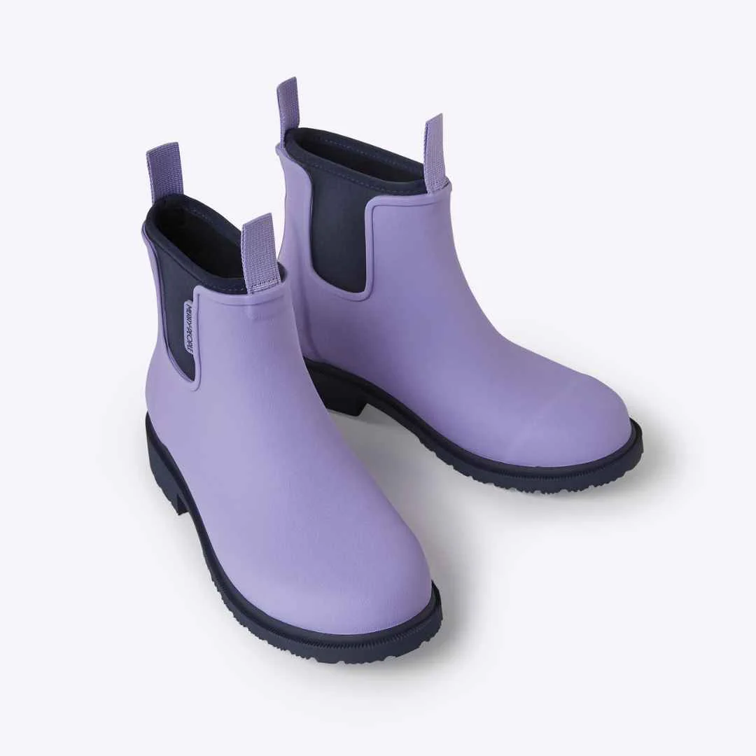 Bobbi Ankle Boot Lavender & Navy