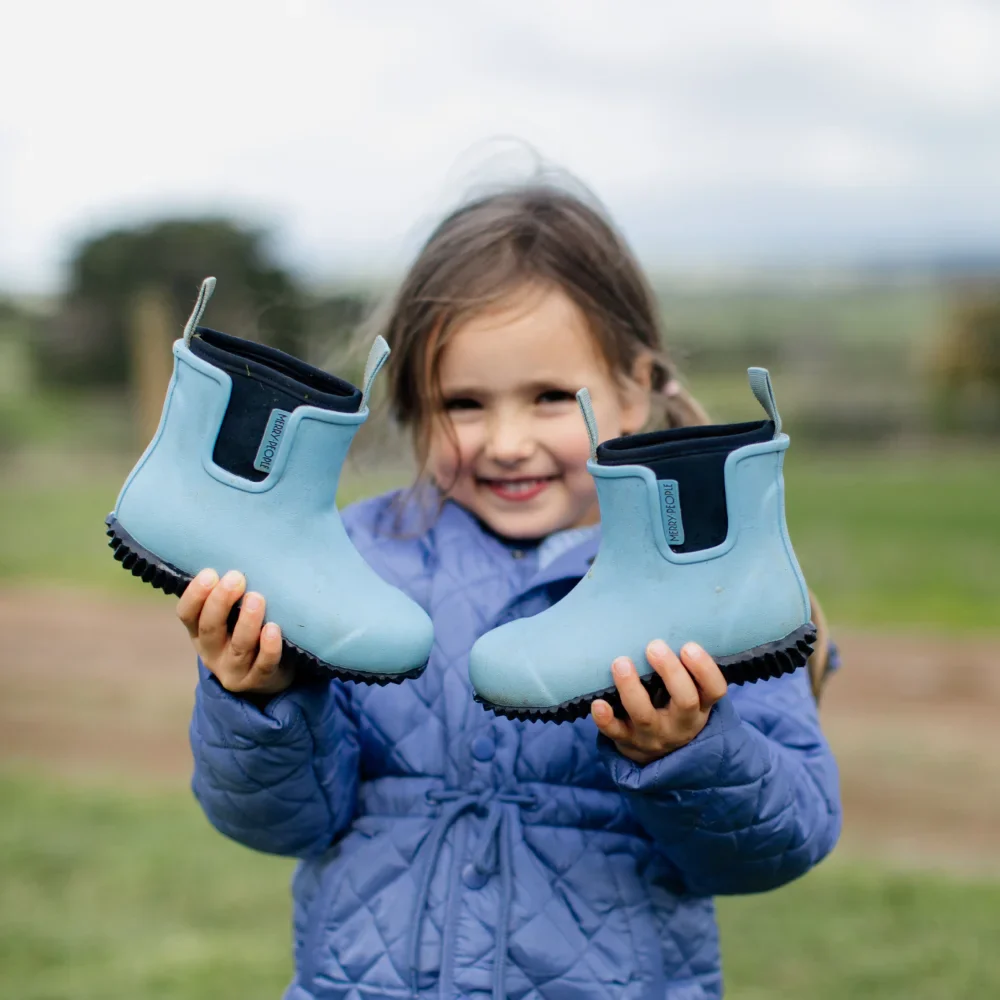 Bobbi Kids Gumboot Sky Blue