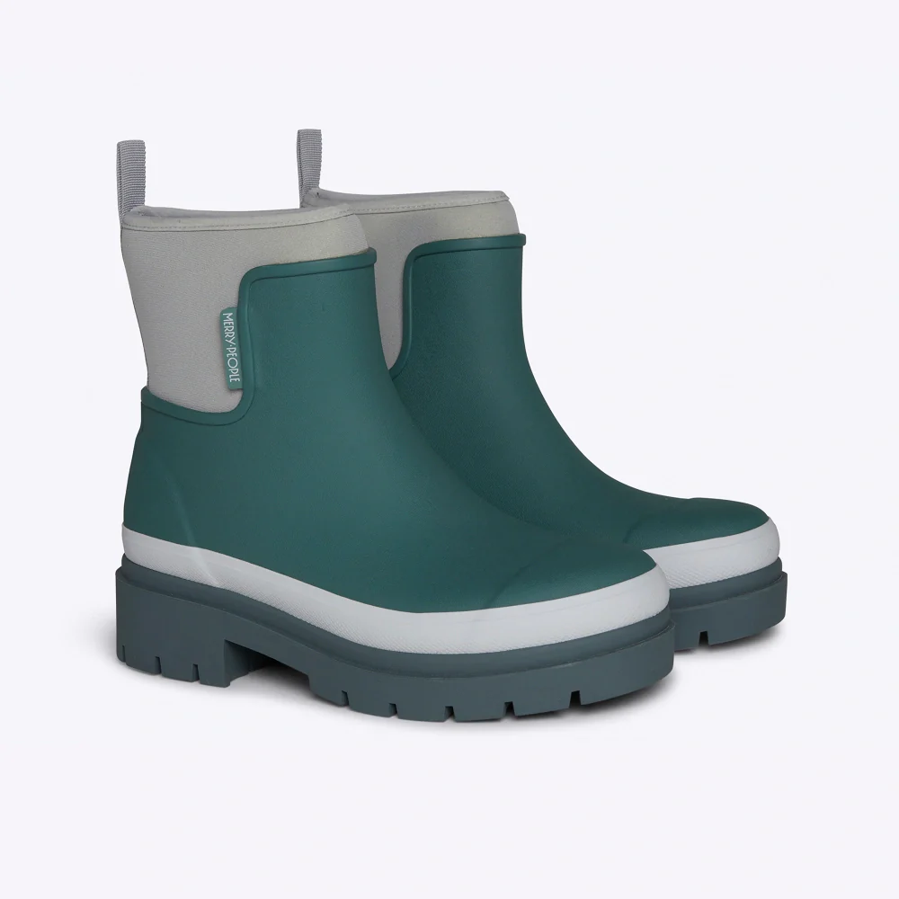 Tully Boot Teal & Grey
