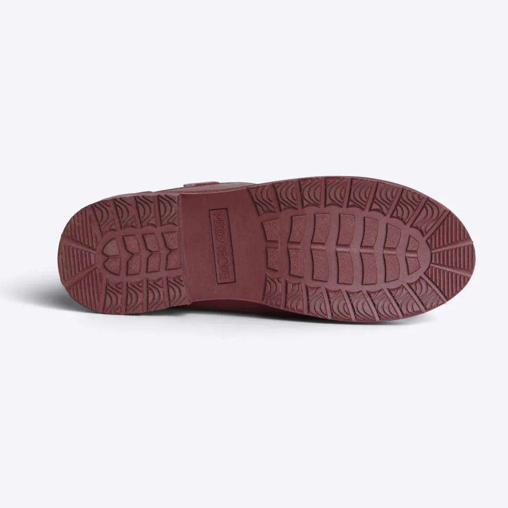 Darcy Mid Calf Gumboot  Beetroot & Red