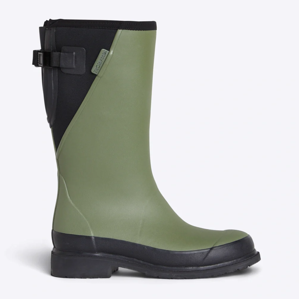Darcy Mid Calf Gumboot  Moss Green