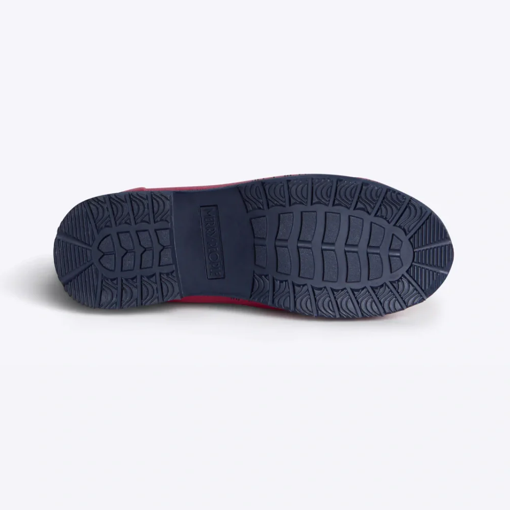 Bobbi Ankle Boot Magenta & Navy