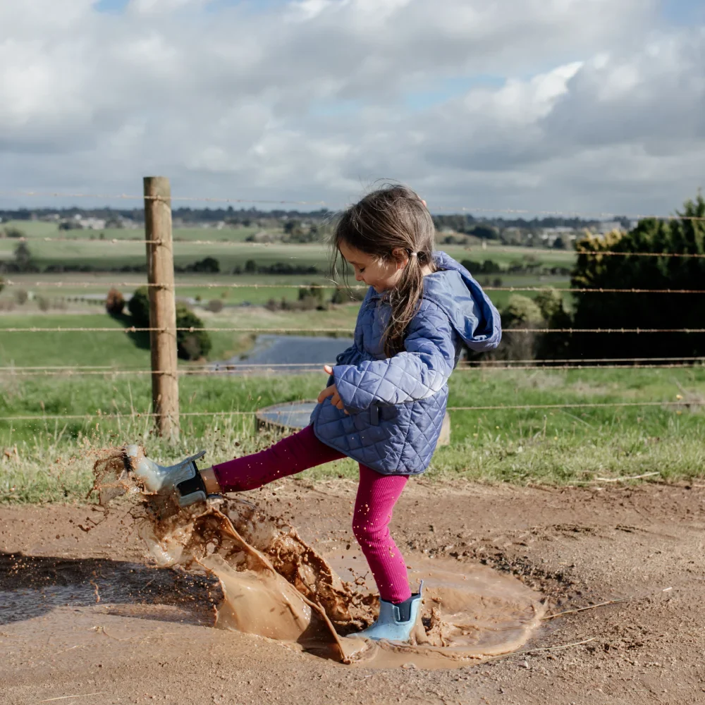Bobbi Kids Gumboot Sky Blue