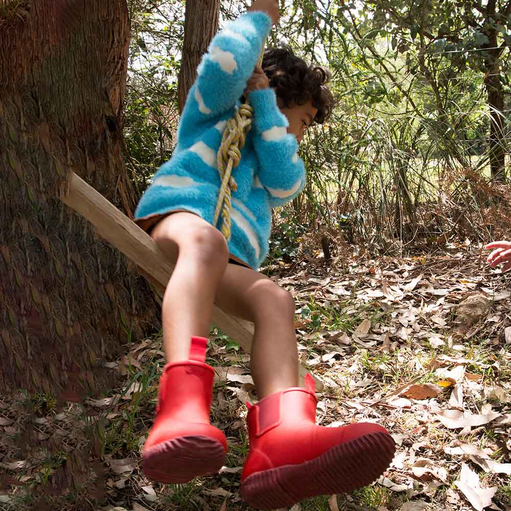 Bobbi Kids Gumboot Chilli Red