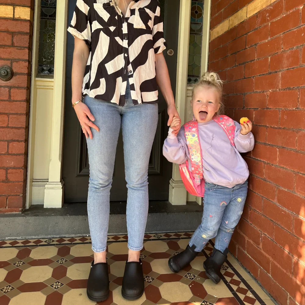 Bobbi Kids Gumboot Black & Black