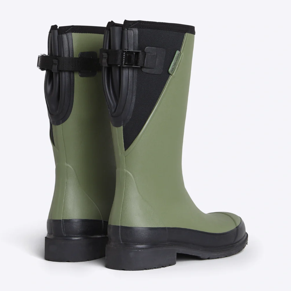 Darcy Mid Calf Gumboot  Moss Green