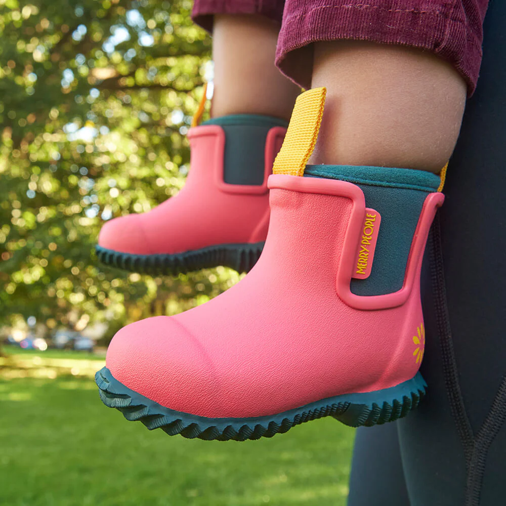 Merry People X Mothers Day Classic Bobbi Kids Gumboot Coral Teal