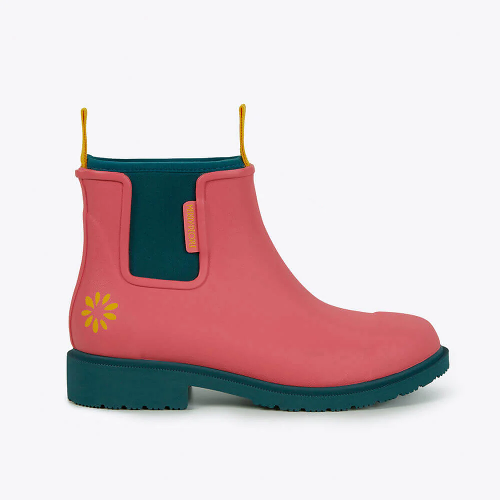 Merry People X Mothers Day Classic Bobbi Ankle Boot Coral Teal