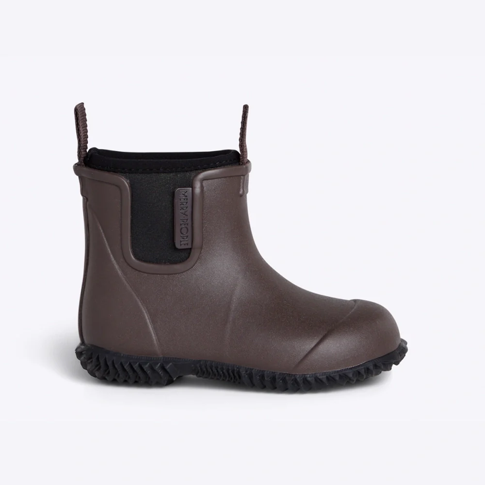 Bobbi Kids Gumboot Chocolate & Black