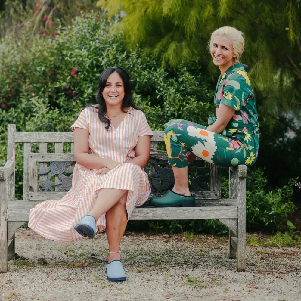 Billie Clog Alpine Green & Black