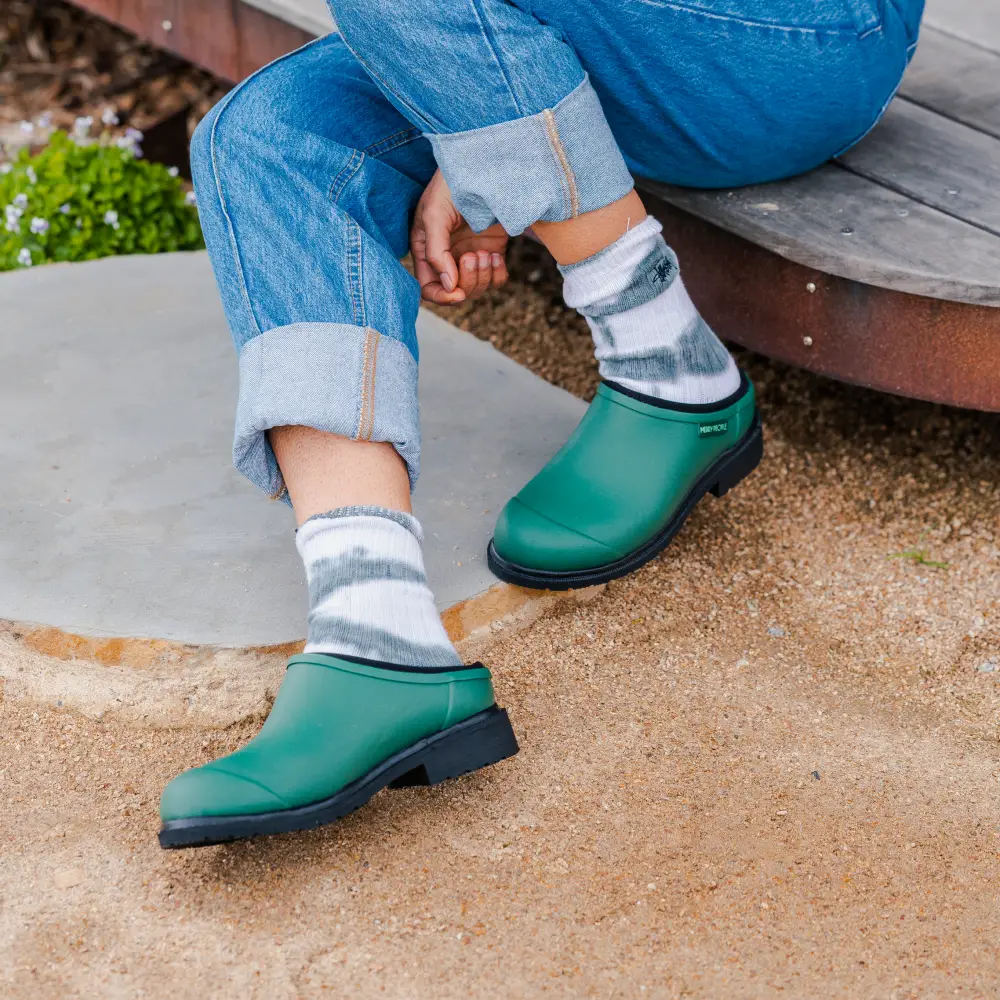 Billie Clog Alpine Green & Black