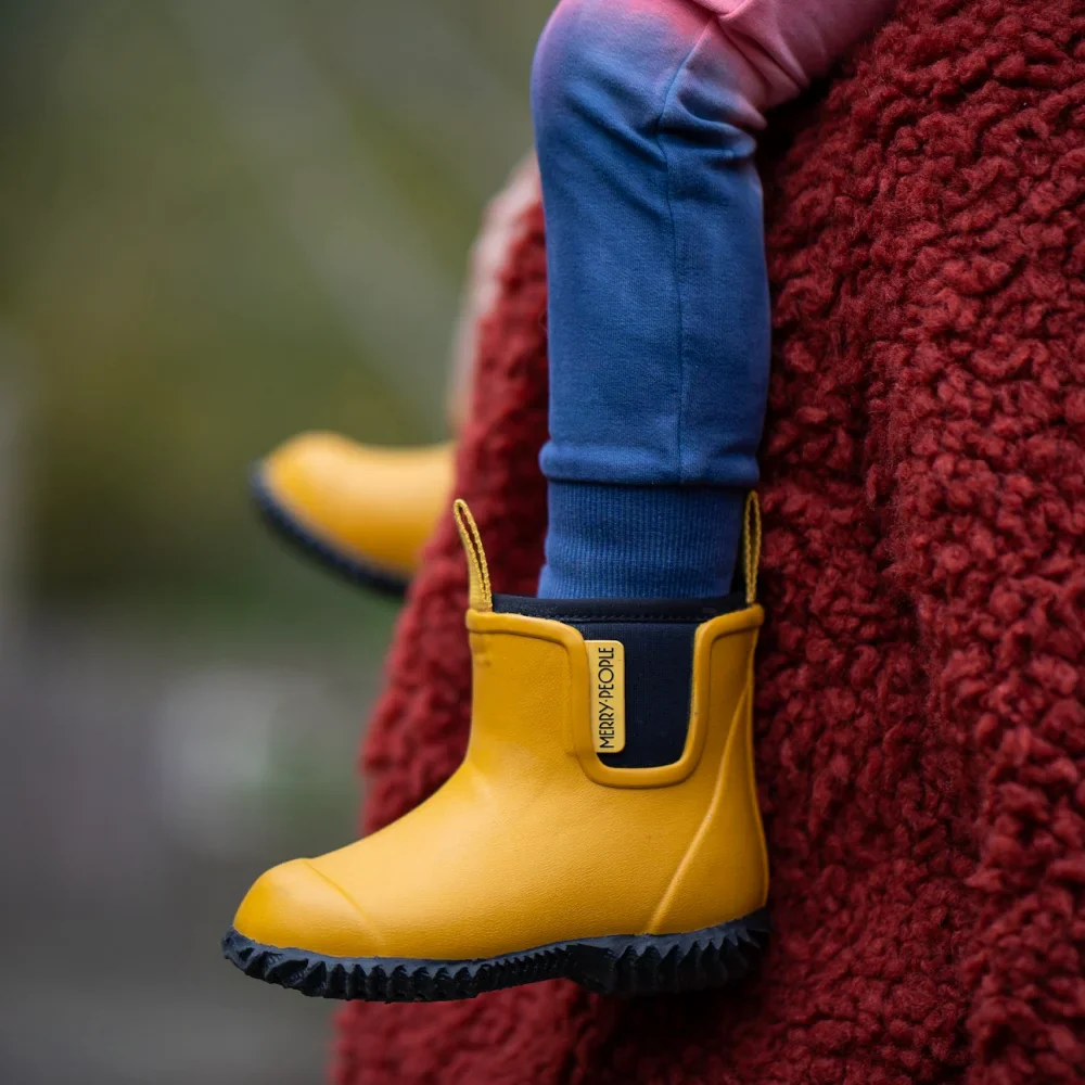 Bobbi Kids Gumboot Mustard Yellow