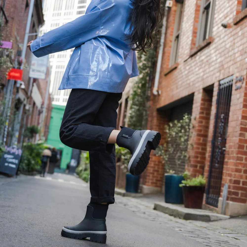 Tully Boot Black & Grey