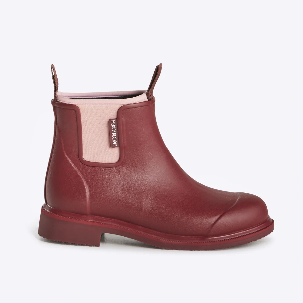 Bobbi Ankle Boot Beetroot & Light Pink