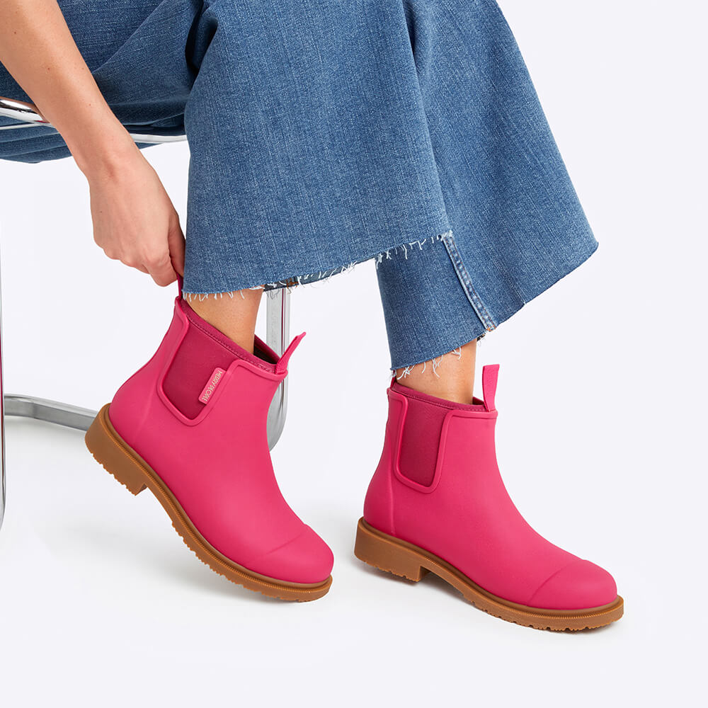 Bobbi Ankle Boot Fuchsia Pink