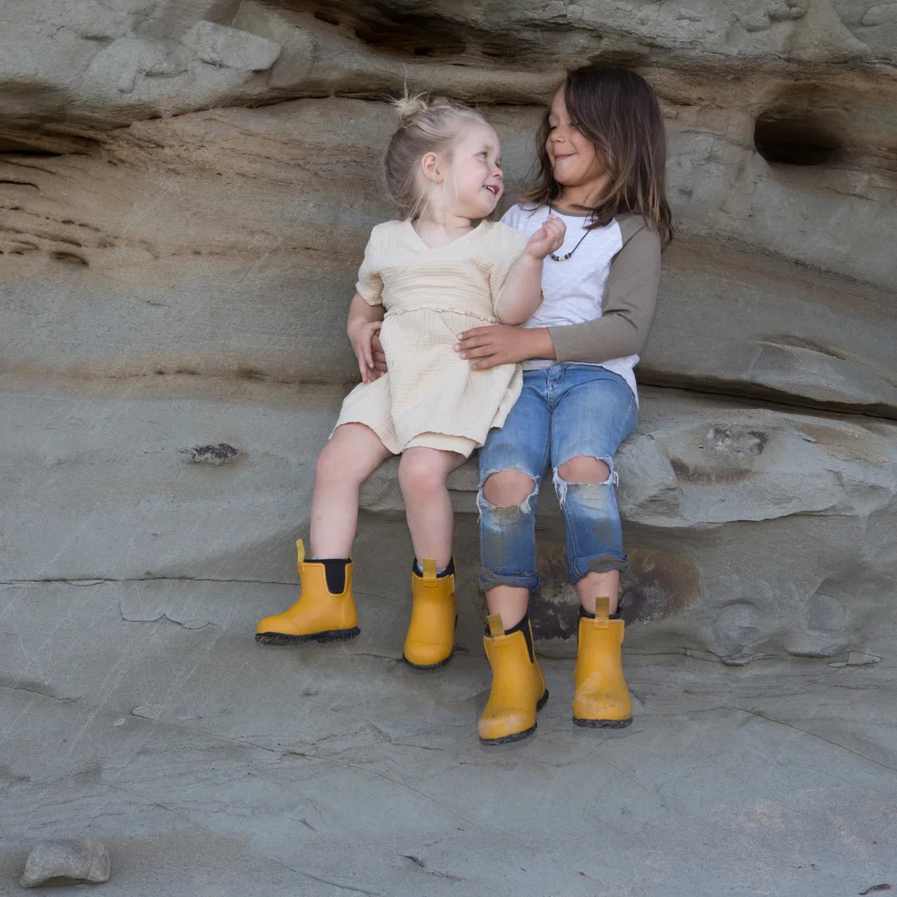 Bobbi Kids Gumboot Mustard Yellow