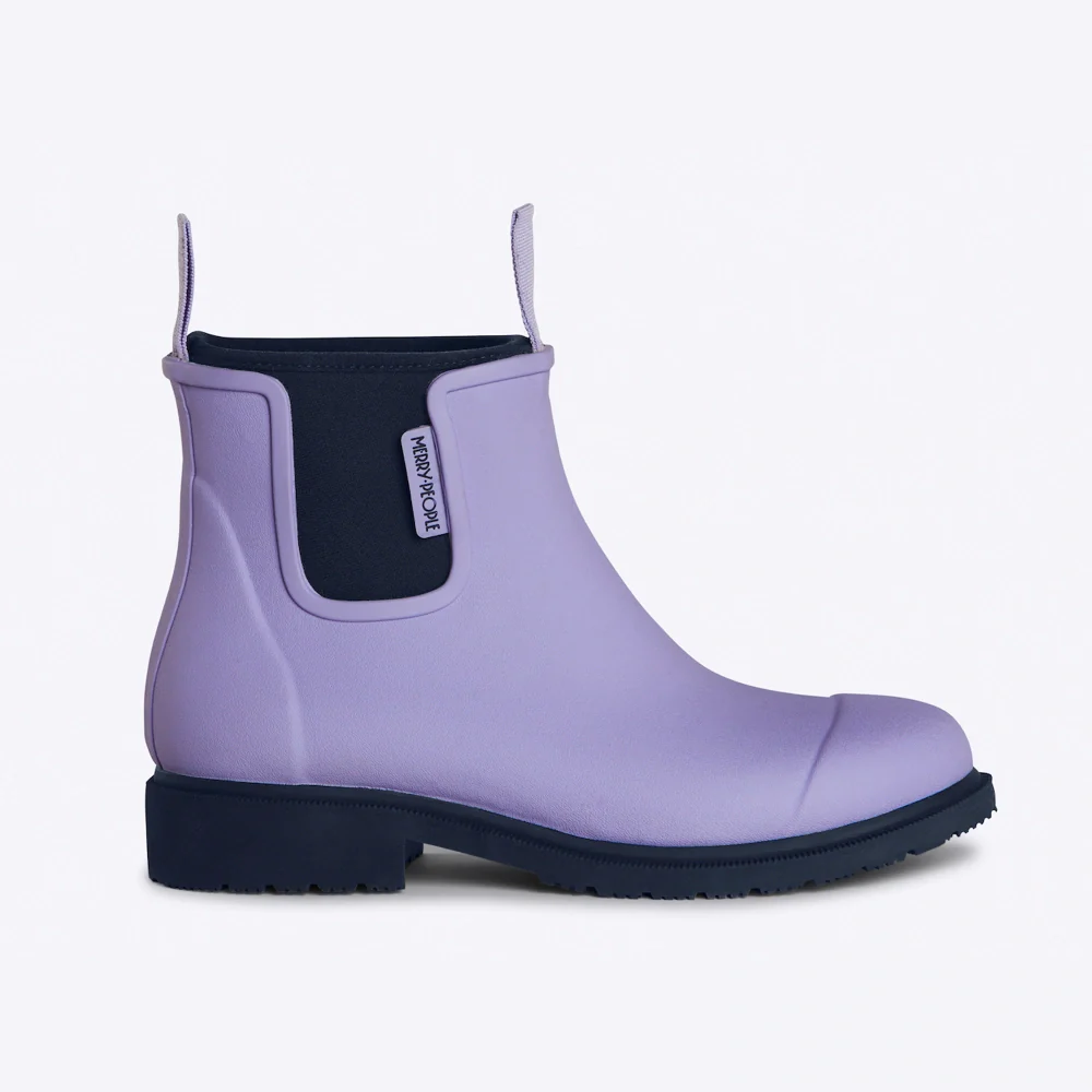 Bobbi Ankle Boot Lavender & Navy