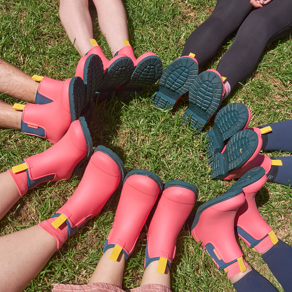Merry People X Mothers Day Classic Bobbi Ankle Boot Coral Teal